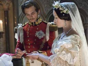 Cena do casamento da Rainha Vitória com o Príncipe Albert.