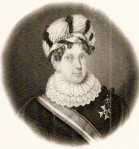 A Princesa Real, Dona Maria Leopoldina, por artista desconhecido.