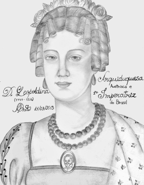 Imperatriz Leopoldina, por Renato Drummond.