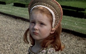 A pequena Elizabeth (Amanda Jane Smythe).