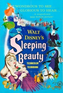 Pôster do Filme Sleeping Beauty (A bela Adormecida), de 1959.