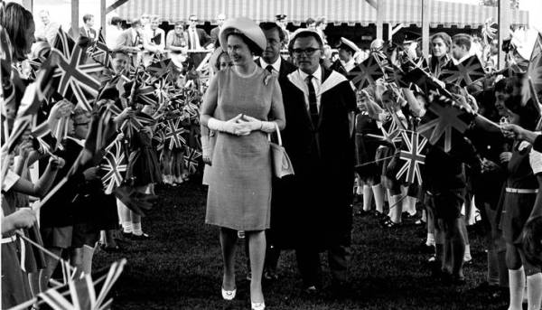 Elizabeth II em São Paulo.