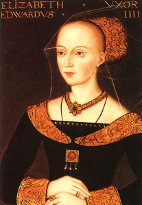 Elizabeth Woodville, mãe de Isabel de York (artista desconhecido).