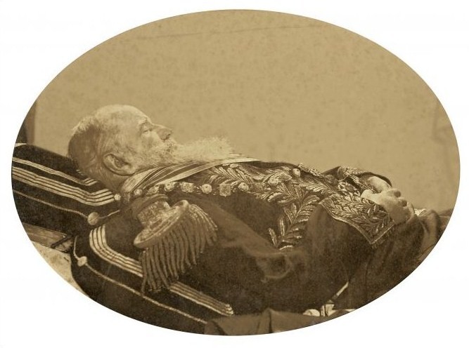 D. Pedro II em seu leito de morte 