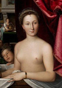 Diana de Poitiers, em nu artístico de François Clouet.