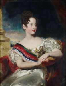 D. Maria II, rainha de Portugal, por Thomas Lawrence (1829).