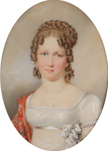 Leopoldina aos 18 anos, por artista desconhecido (1815).
