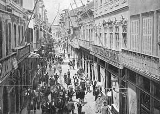 Fotografia da Ruo da Ouvidor (sec XIX)
