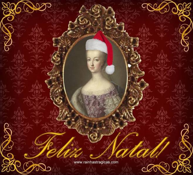 Cartão de Natal Maria Antonieta