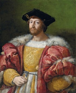 Lourenço II de Médicis, duque de Urbino, por Raphael (1515-19).