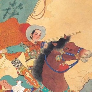 Hua Mulan em batalha.