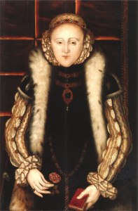 Retrato de Elizabeth I, pintado no início da década de 1560. 